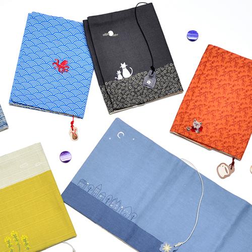 CONCISE（コンサイス） ブックカバー 布 布のブックカバー 富士山と海