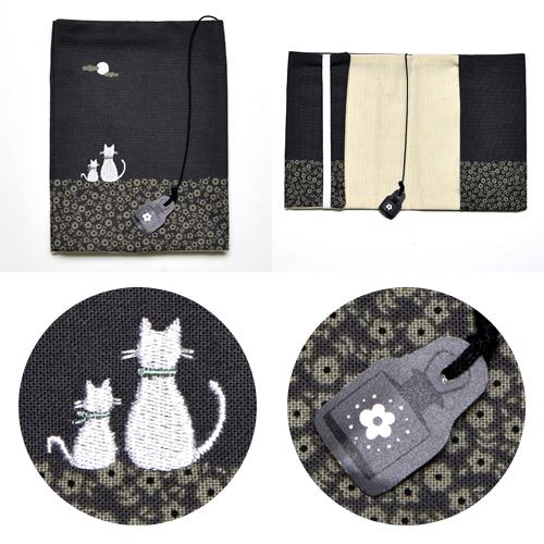 SAKOMARUさま売約済み　ブックカバー〈ねこ〉 SAKOMARUさま売約済みブックカバー〈ねこ〉