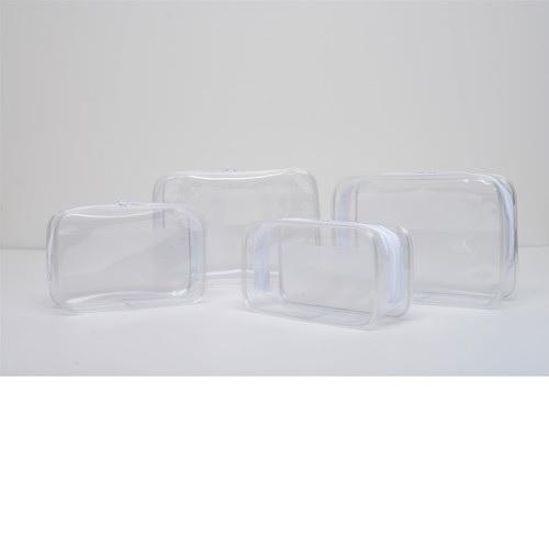 PVC クリアポーチ 【CP01】18cm×12cm×5cm【CP02】19cm×10cm×6cm 水に