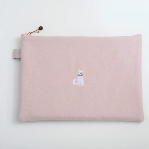 布のポーチ サイズ (約)W230mm×H160mm 材質:綿・麻 日本製 | ブランド登録なし | 06