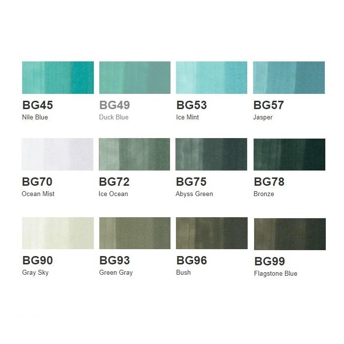 コピックインク BG 青緑 ブルーグリーン コピック 補充 インク COPIC Blue Green BG45 BG49 BG53 BG57 BG70 BG72 BG75 BG78 BG90 BG93 BG96 BG99 | コピック | 13