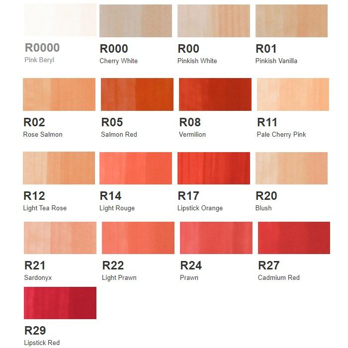 【3本セット】コピックスケッチ R:Red (赤) R0000 R000 R00 R01 R02 R05 R08 R11 R12 R14 R17 R20 R21 R22 R24 R27 R29 | コピックスケッチ | 18