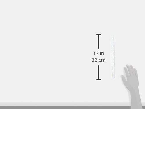 定規 直定規目盛付/溝付き30cm 30-310M ○サイズ：310×30×3mm ○主素材：再生アクリル ○ケース付き ○日本製　CONCISE | CONCISE | 01