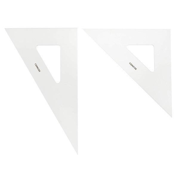 CONCISE コンサイス 三角定規目盛り無し3mm×30cm 330T | CONCISE
