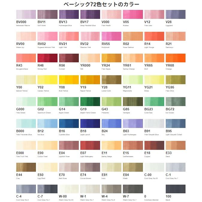 コピックスケッチBasic72colors Amazon | TOO コピックスケッチ 72色 Aセット | アートマーカー