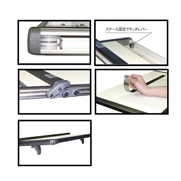 ライナーテック 平行定規 A1判 KS-609N 690×1000mm 6.8ｋｇマグネットボード スタンド有 ベースライン調整  スケールの固定有 ペントレー有 マグネットプレート | ブランド登録なし | 01