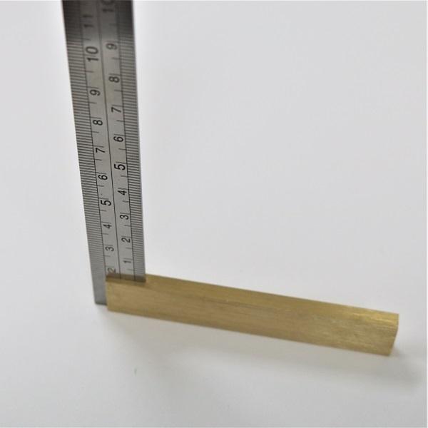 スコヤ 両目盛付 15cm タケダ takeda 定規 製図 目盛付き 両側 直角 角度 測る 金属 測定 けがく 外側 内側 | タケダ | 02