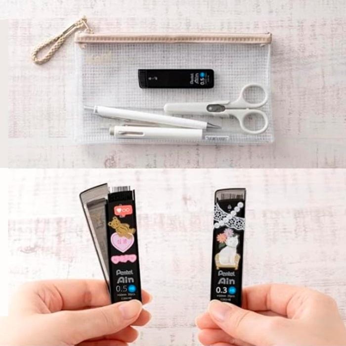 ぺんてる シャープペンシル替え芯 B Pentel Ain C283-B 替芯 ペンテル 黒 ブラック シャーペン芯 シャー芯 芯 | ぺんてる | 08