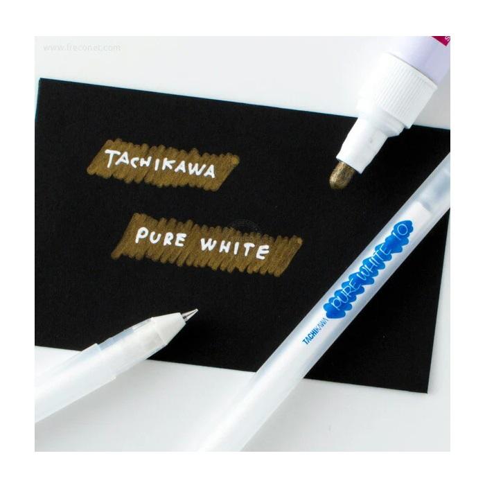 ペン ホワイト タチカワ ピュアホワイト 3本セット TPW-3S 水性ペン PURE WHITE 「0.5、0.8、1.0mm」3サイズ 3本入り | ブランド登録なし | 07