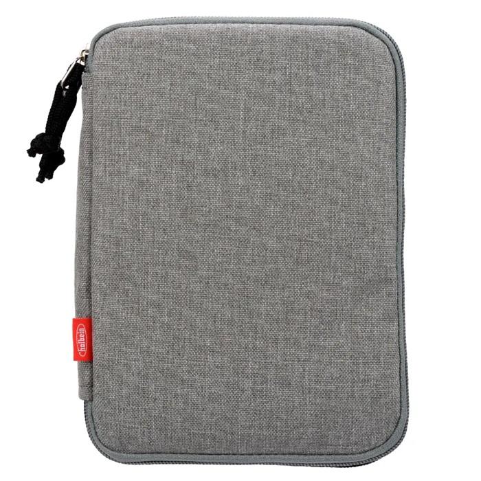 HCP-06 ホルベイン 色鉛筆 ポーチ ライトグレー ラベンダー チョコミント   ポリエステル 100% 36本収納 最大72本 ペンケース 持ち運び シンプル 無地 | ホルベイン | 03