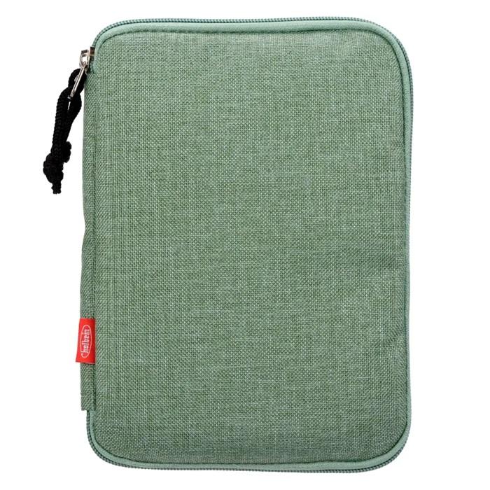 HCP-06 ホルベイン 色鉛筆 ポーチ ライトグレー ラベンダー チョコミント   ポリエステル 100% 36本収納 最大72本 ペンケース 持ち運び シンプル 無地 | ホルベイン | 05