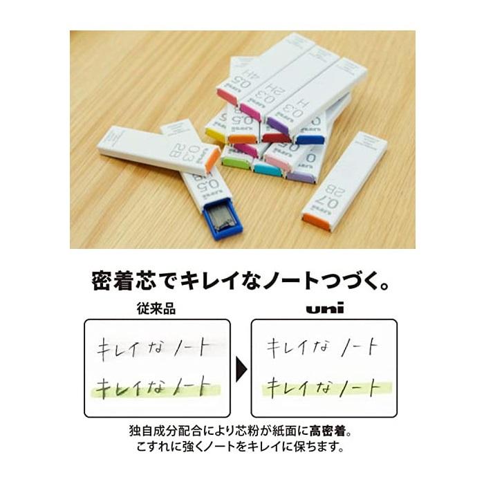 ユニ シャープ替芯 三菱 三菱鉛筆 uni 0.3mm 0.4mm 0.5mm 0.7mm 0.9mm 25本入り レフィル 替芯 汚れにくい | uni（三菱鉛筆） | 01