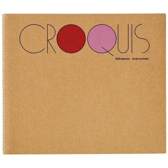 クロッキーブック 白 ホワイト マルマン SS 212x242mm 用紙 紙 スケッチ 絵画 レッド ブルー | maruman | 07