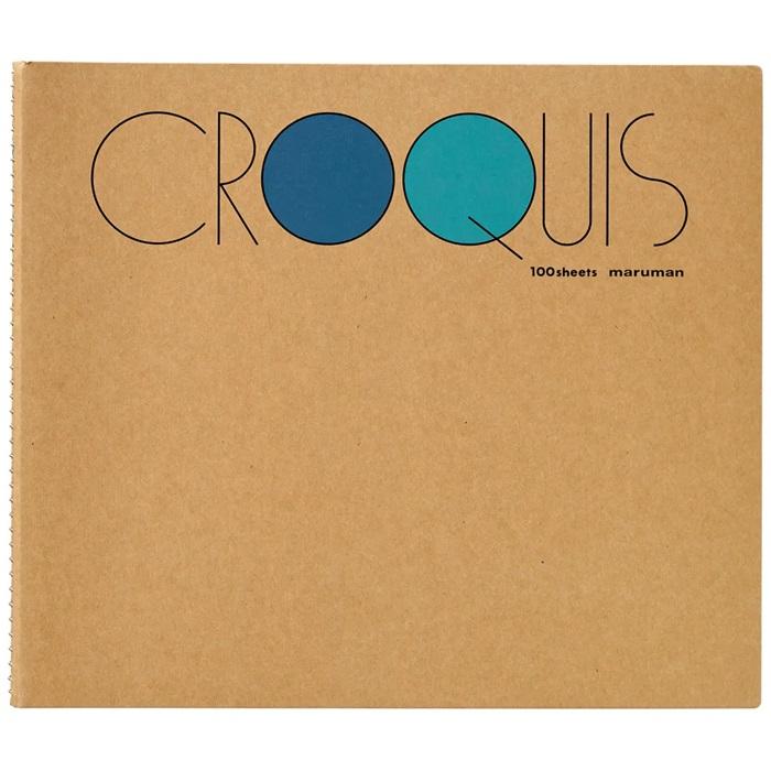 クロッキーブック 白 ホワイト マルマン SS 212x242mm 用紙 紙 スケッチ 絵画 レッド ブルー | maruman | 08