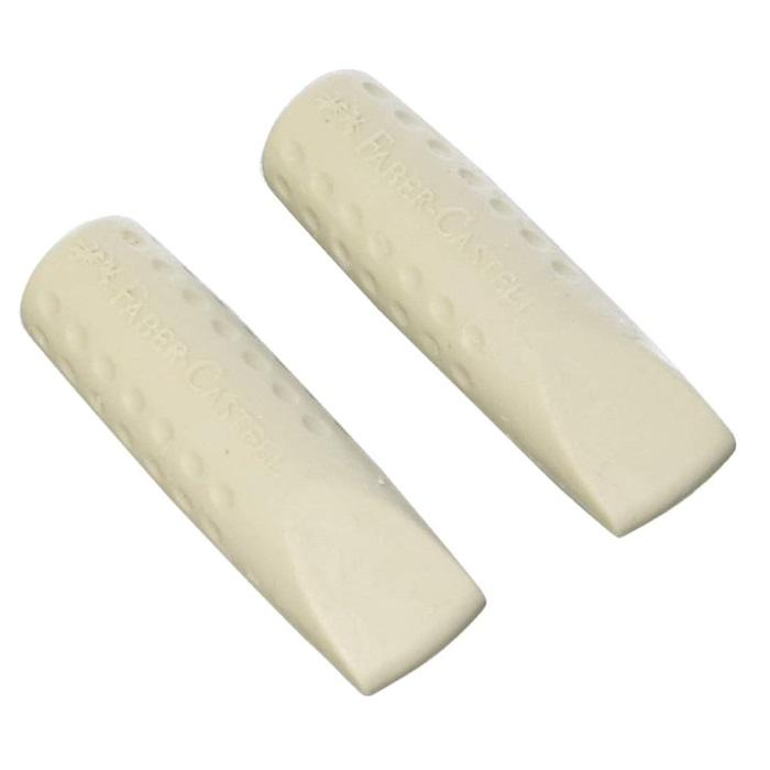 消しゴム キャップ イレーサーキャップ ファーバーカステル ホワイト 2個入り グリップ2001 187000 | ファーバーカステル