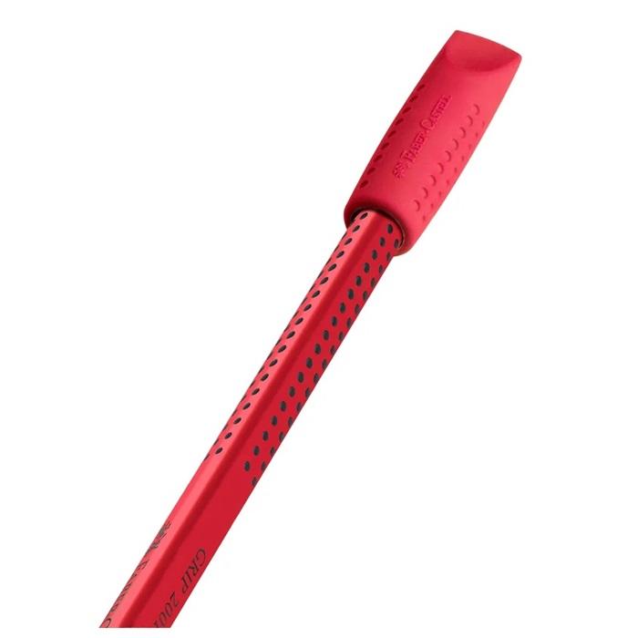 消しゴム イレーサーキャップ アソート グリップ ブルー＆グレー or レッド＆グレー アソート どちらか ２個入り ファーバーカステル ＰＶＣフリー 187001 2001 | ファーバーカステル | 02