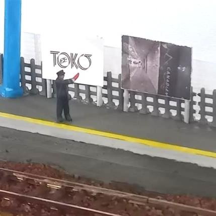 ジオラマ 人 人形 駅員 駅務員 人物 ジオラマ人形 1/150 6体入り３Dカラー 55-0080 タケダ takeda Nゲージ 鉄道模型 フィギュア ミニチュア 駅 リアル 日本製 | タケダ | 11