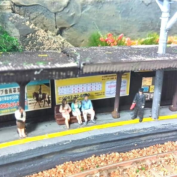 ジオラマ 人 人形 駅員 駅務員 人物 ジオラマ人形 1/150 6体入り３Dカラー 55-0080 タケダ takeda Nゲージ 鉄道模型 フィギュア ミニチュア 駅 リアル 日本製 | タケダ | 13