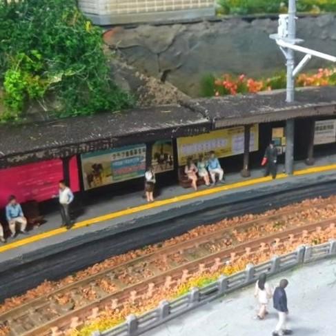 ジオラマ 人 人形 駅員 駅務員 人物 ジオラマ人形 1/150 6体入り３Dカラー 55-0080 タケダ takeda Nゲージ 鉄道模型 フィギュア ミニチュア 駅 リアル 日本製 | タケダ | 15