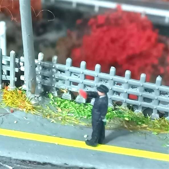 ジオラマ 人 人形 駅員 駅務員 人物 ジオラマ人形 1/150 6体入り３Dカラー 55-0080 タケダ takeda Nゲージ 鉄道模型 フィギュア ミニチュア 駅 リアル 日本製 | タケダ | 17