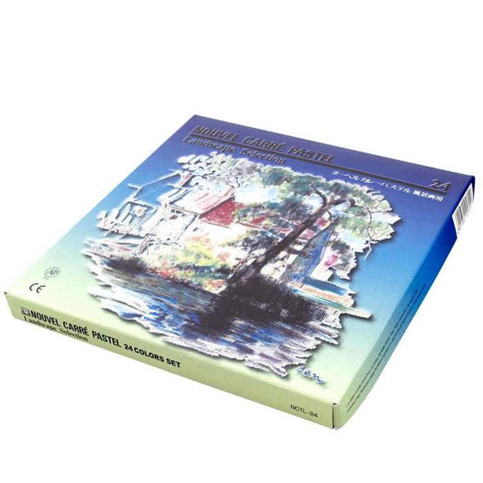 ヌーベル ヌーベルカレーパステル 風景 24色セット NCTL-24 セット配色