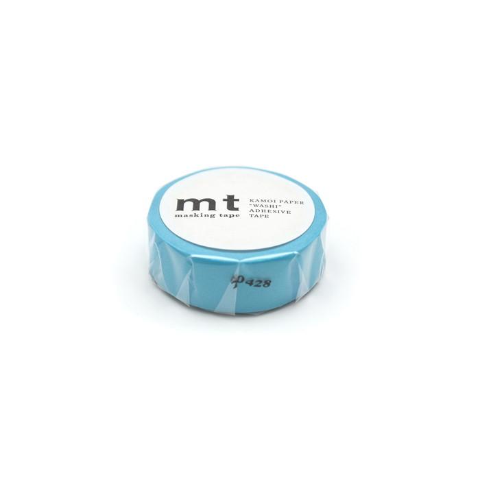 mt カモ井加工紙 1P mt 1P みず マスキングテープ MT01P192R サイズ幅15mm×長さ7m 無地 マステ シンプル カラーマステ 無地カラー 無地テープ | mt | 01