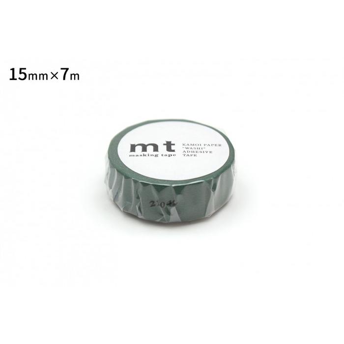 mt カモ井加工紙 1P ピーコック マスキングテープ サイズ幅15mm×長さ7m 無地 マステ シンプル カラーマステ カラフル 無地カラー 無地テープ 文房具 ラッピング | mt | 01