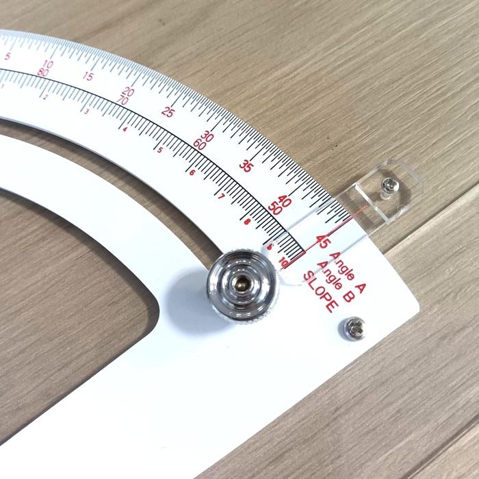 ウチダ UCHIDA 精密勾配定規 特大・30cm 勾配定規 アクリル製 垂辺308