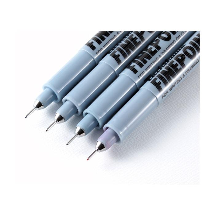 タチカワ ファインポイントシステム 油性 黒 FOB005 【0.05mm 0.1mm 0.2mm 0.3mm 0.4mm 0.5mm 0.8mm 1.0mm 】ミリペン 油性ペン FSD-200 黒ペン にじまないペン | ブランド登録なし | 02
