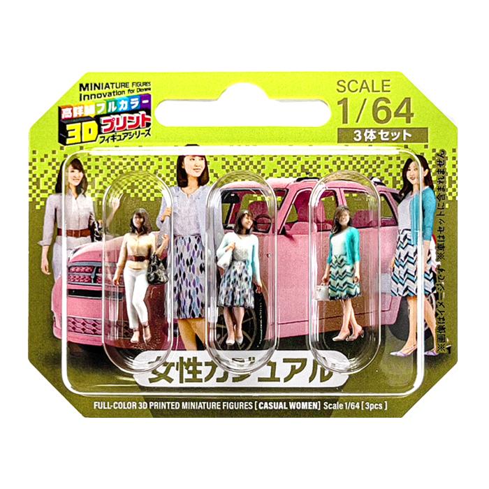 ミニカー 人形 1/64 3人組 3D 1/64スケール フィギュア ジオラマ 3Dプリント フルカラー 人 3体セット takeda タケダ カーモデル ミニカー用 人物 | ブランド登録なし | 03