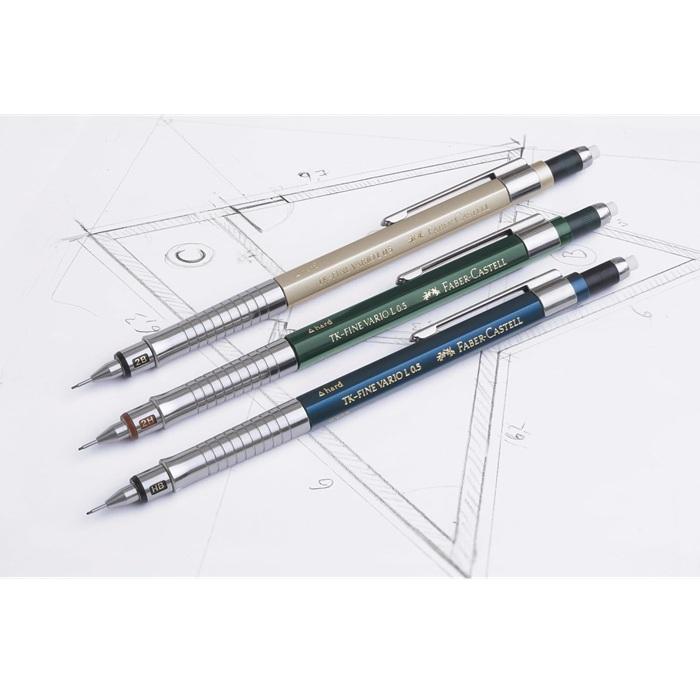 バリオL ペンシル シャープペンシル ファーバーカステル TK-FINE 135540 0.5mm L シャンパンゴールド グラファイト インディゴ メルローレッド | ファーバーカステル | 08