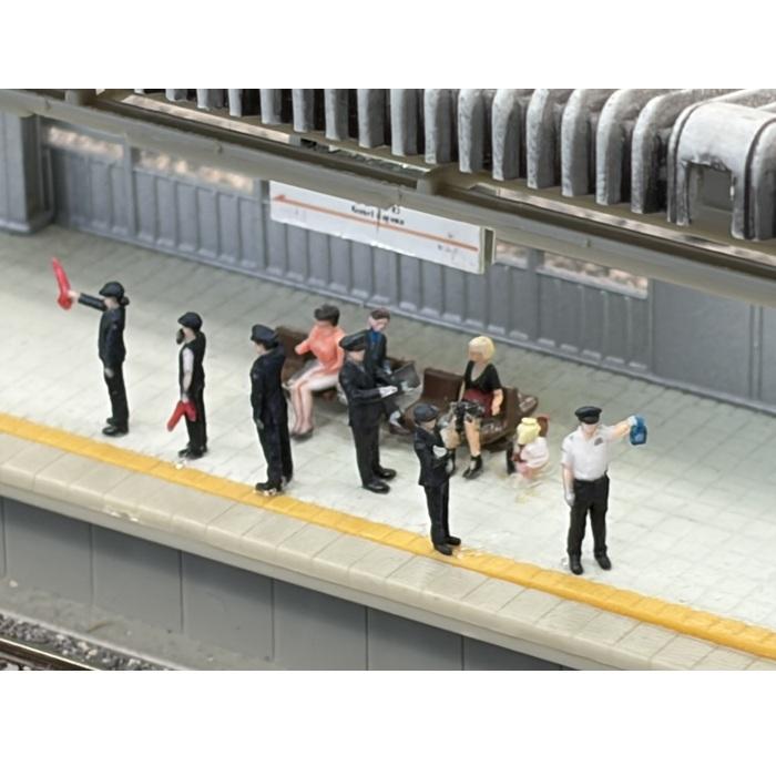 タケダ（takeda） takeda JR東海駅員 3D ジオラマ人形 1/150 男女ペア