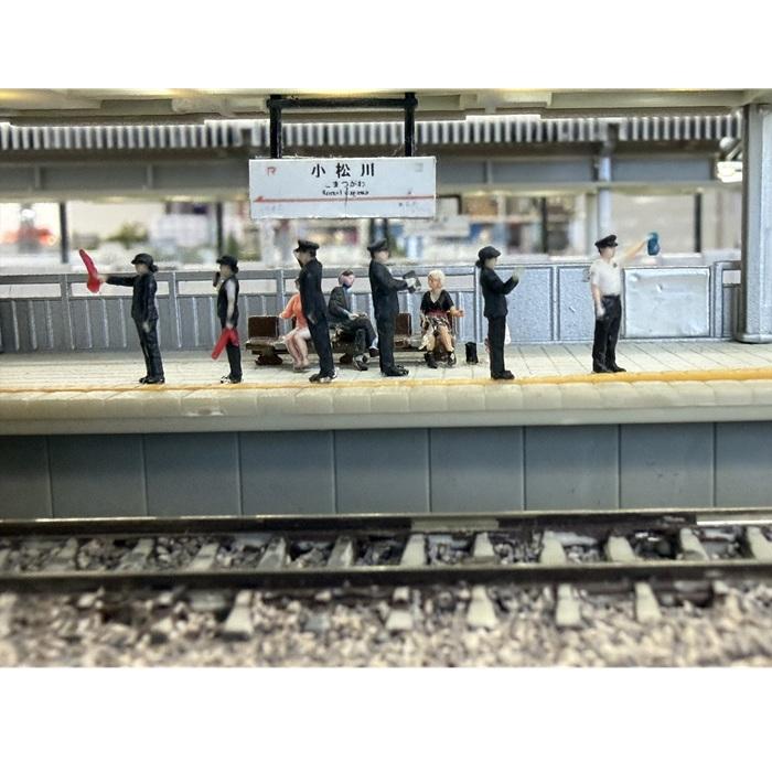 1/150 フィギュア JR東海 3D ジオラマ 人形 男女ペアセット 6体セット 55-1000 タケダ 鉄道模型 Nゲージ 駅員 JR東海 3Dスキャン 3Dプリント takeda | タケダ | 20