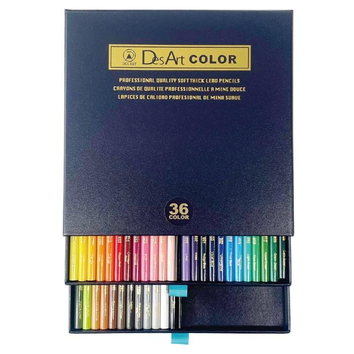 DesArt COLOR デザートカラー 36色セット DA36 色鉛筆 ソフト芯 色鉛筆