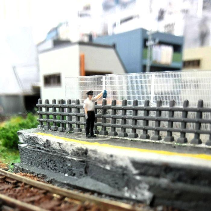 ジオラマ人形 1/150 フィギュア 3D 人形 JR東海 夏制服 男駅員 女駅員 JR東海駅員 Nゲージ 駅員 鉄道模型 ジオラマ レイアウト 3Dプリント 夏制服 takeda タケダ | タケダ | 14