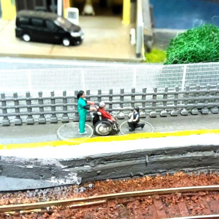 ジオラマ人形 1/150 フィギュア 3D 人形 JR東海 夏制服 男駅員 女駅員 JR東海駅員 Nゲージ 駅員 鉄道模型 ジオラマ レイアウト 3Dプリント 夏制服 takeda タケダ | タケダ | 15