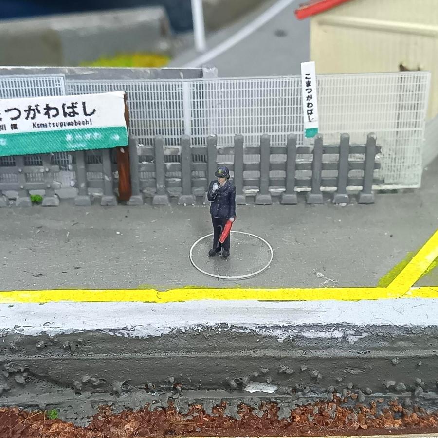 ジオラマ人形 1/150 フィギュア 3D JR東海 冬制服 男駅員 女駅員 takeda タケダ Nゲージ 駅員 フィギュア 鉄道模型 ジオラマ レイアウト 3Dプリンタ 駅員 | タケダ | 18