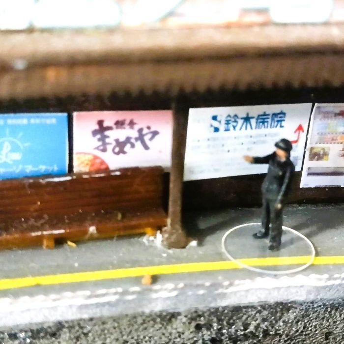 ジオラマ人形 1/150 フィギュア 3D  JR西日本 駅員 男女 55-1000 駅係員 男性駅員3体 女性駅員3体 JR西日本駅員 Nゲージ フィギュア 鉄道模型人形 駅員模型 鉄道 | タケダ | 13