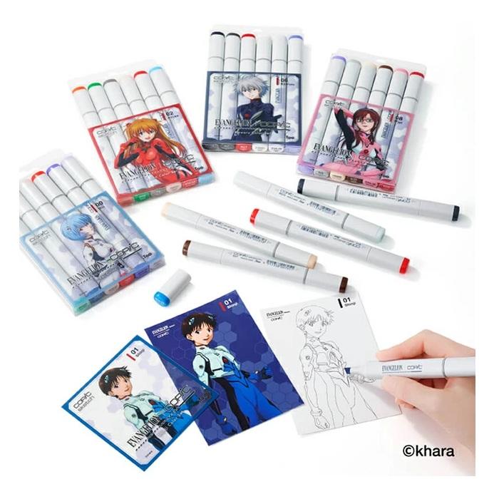 コピック（COPIC） EVANGELION×COPIC Asuka ColorSet コピックスケッチ