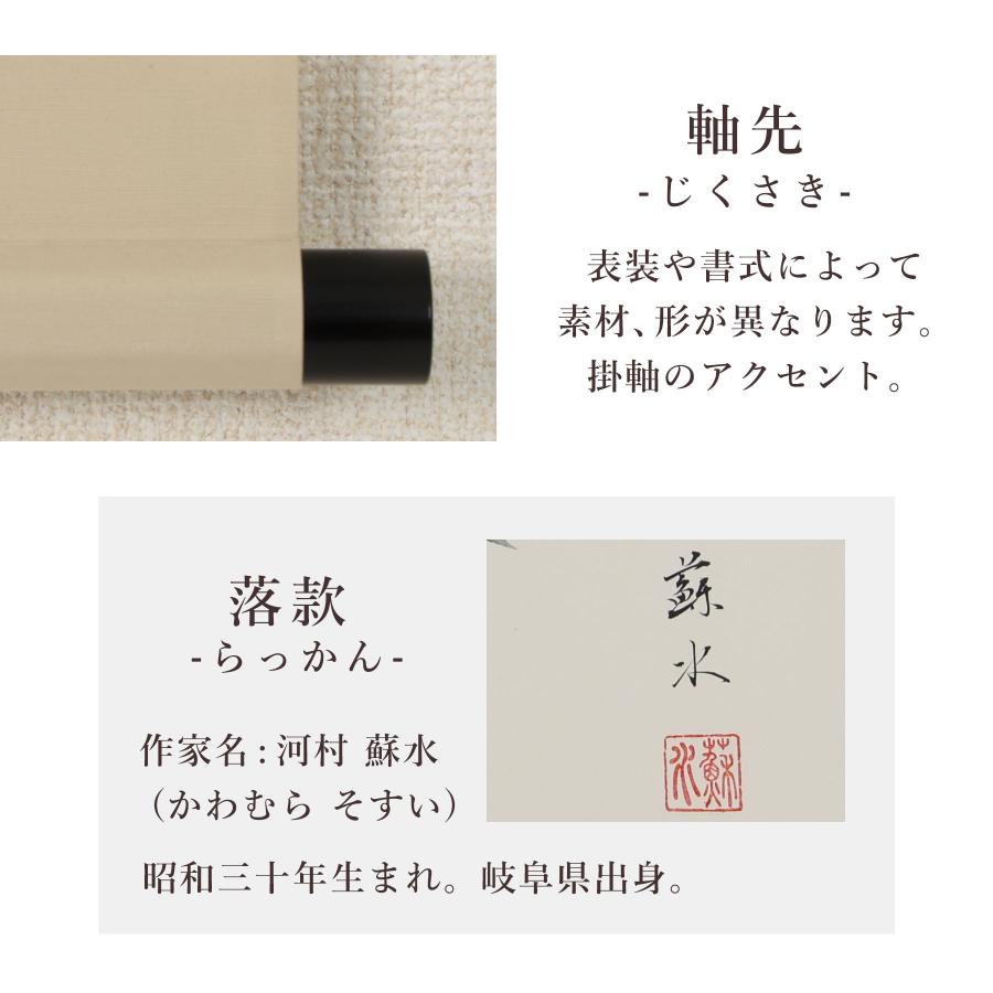 掛け軸 掛軸 「十二ヶ月誕生花」 河村蘇水 尺五立 サイズ：190×54.5cm 掛け軸 掛軸 年中掛け 常 和室 おしゃれ 日本画 表装 床の間 収納_11
