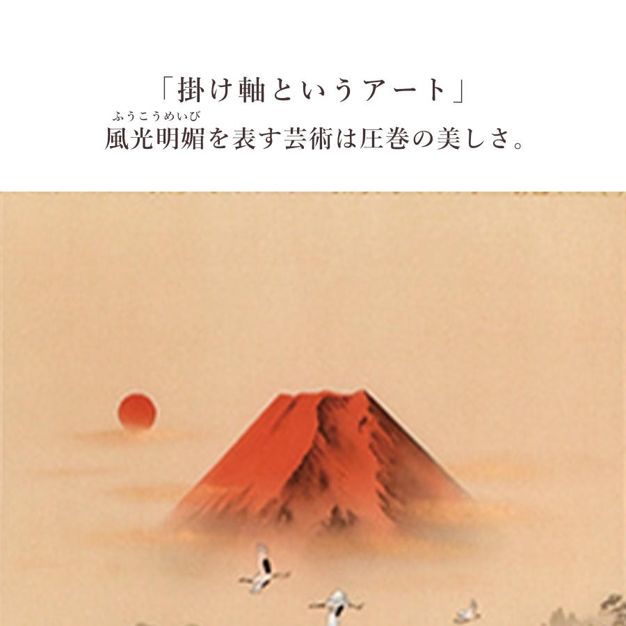 掛け軸 掛軸 「十六全図」 太田玉芳 尺五立 サイズ：54.5×190cm 桐箱付 和室おしゃれ 日本画 送料無料 表装 床の間 収納 木 箱 モダンの画像