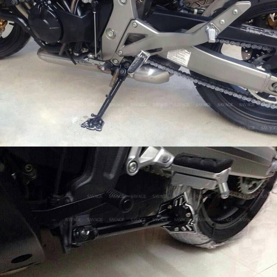 市場 Kimissパーキングキックスタンドエクステンションパッド モーターサイクルサイドスタンドサポートエクステンション引伸機yzf