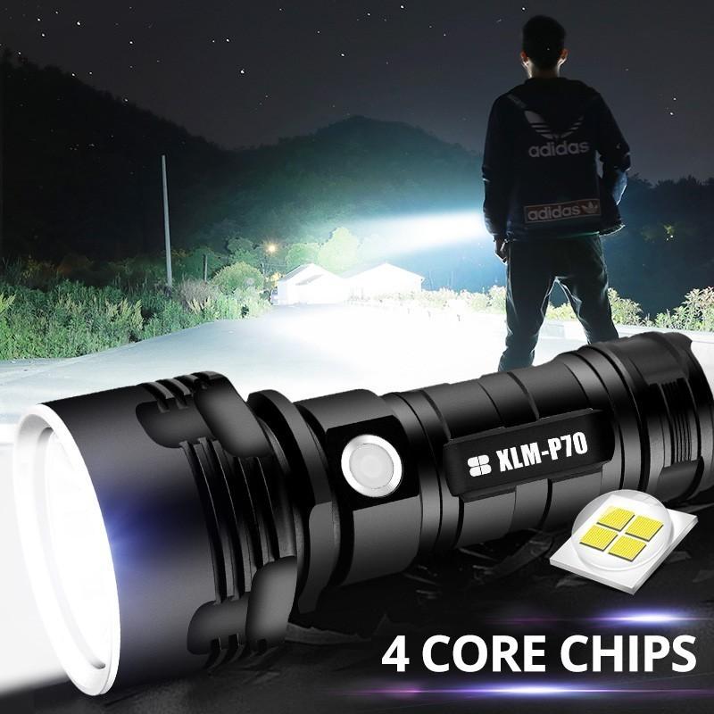 懐中電灯 USB充電式 戦術トーチ 防水ランプ 超高輝度 ランタン LED L2 XHP50｜sozu-store