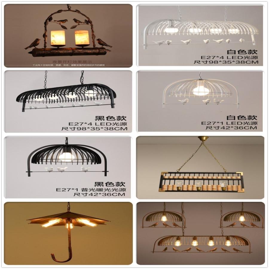 吊り下げランプ ヴィンテージ ペンダントライト E F 鳥かご スタンド バー カフェ ブロンズ