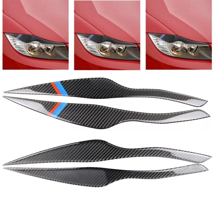 おすすめネット BMW E90セダン ヘッドライトカバー スモーク 2P 新品