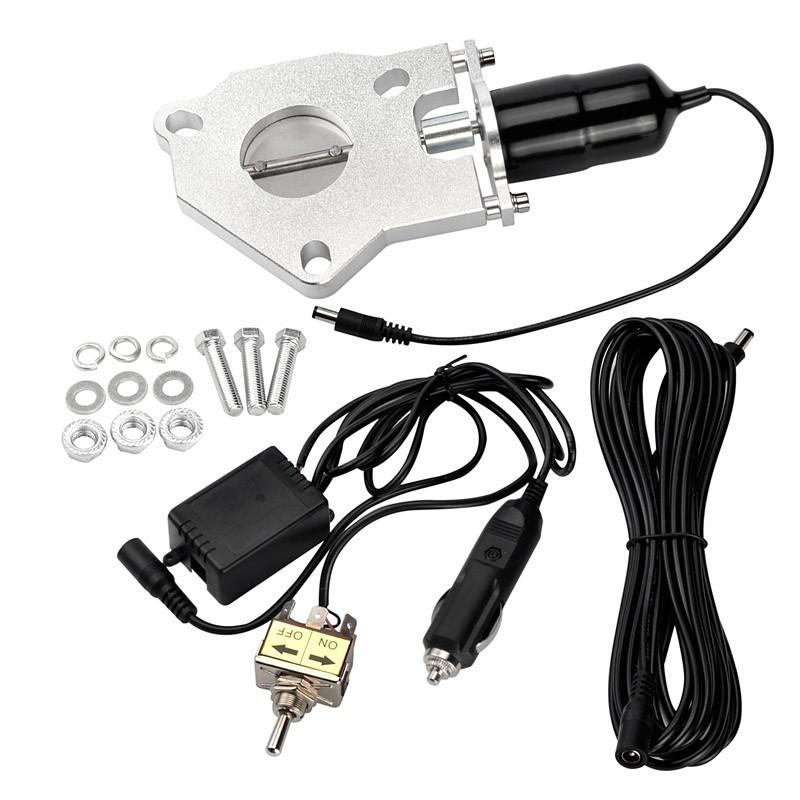 国内在庫 検 排気部品 ステンレス鋼ヘッダ 電気エキゾーストカット 寸法カット アウトバルブキット 手動スイッチ 2 0 2 25 2 5 3 0inch 即納対応 Www Transitioninternational Com