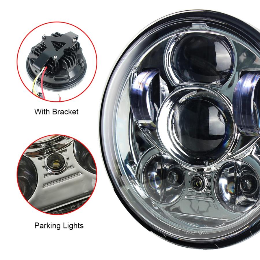 ヤマハ LED ヘッドライト 5.75インチ ボルト レイダー ストライカー ハイロー パーキングライト ssts1140SOZU