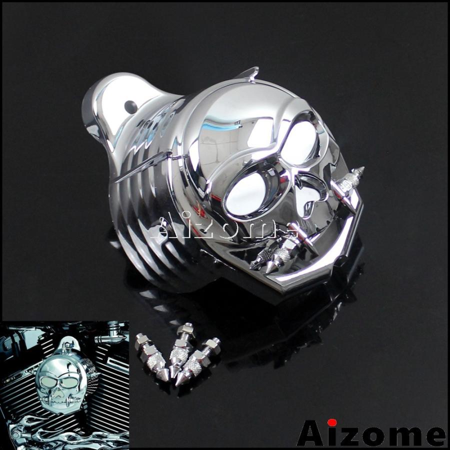 最新情報 オートバイ ホーンカバー フード スカル ゾンビ ハーレー 1995 16 クローム お気にいる Kwsrbd Com