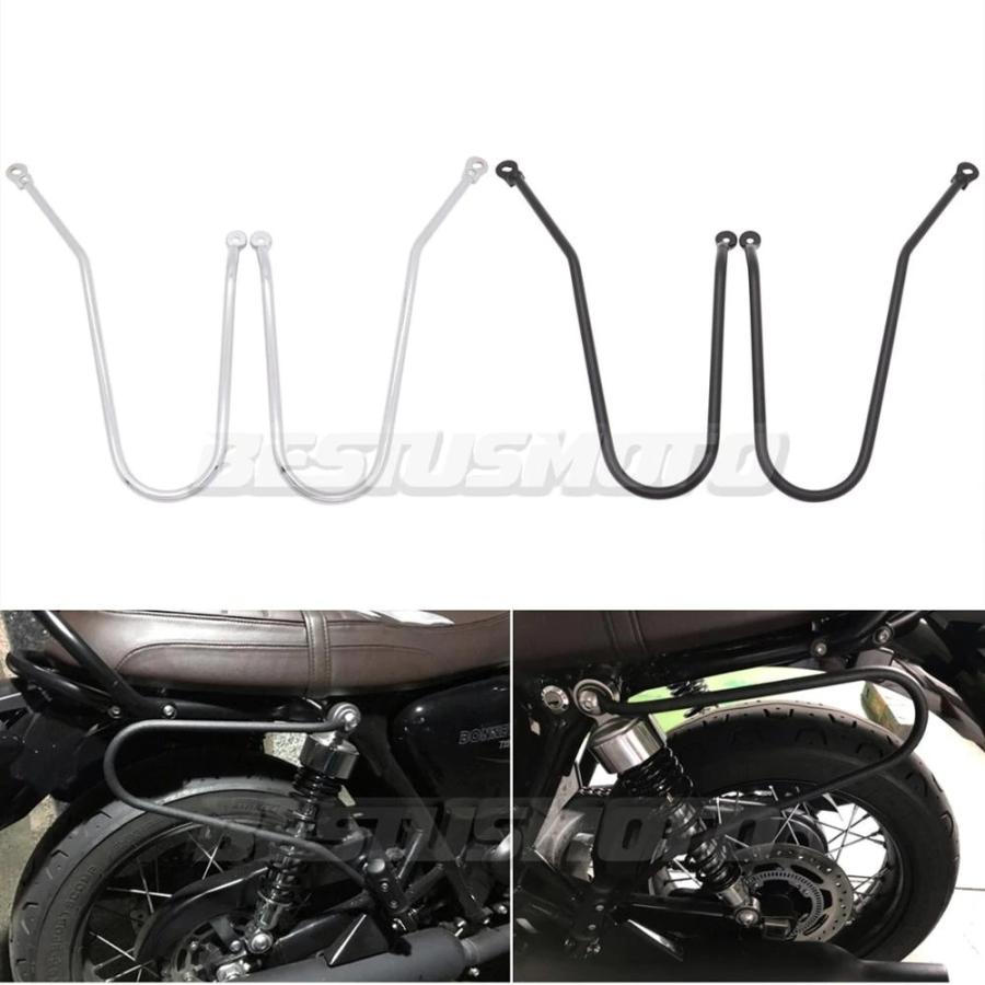 サドルバッグ トライアンフ ボンネビルT120 T100 Thruxton1200