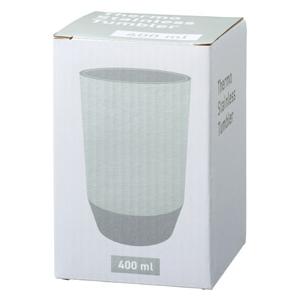 送料無料 真空保冷温タンブラー400ml ソロ (シルバー) 名入れ可能商品 80個セット 記念品 景品 参加 抽選 来場 来店 マグボトル タンブラーの画像